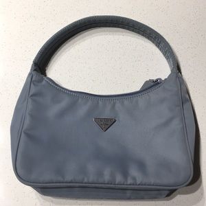 prada hobo blue
